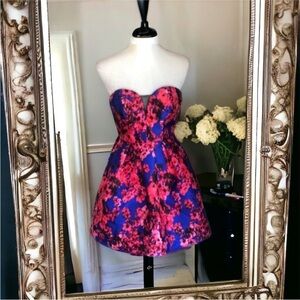 B. Darling Floral Fit & Flare Dress